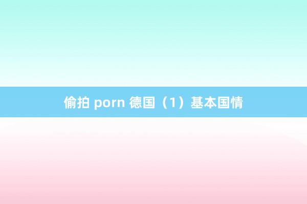 偷拍 porn 德国（1）基本国情